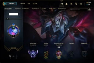 CONTA LOL D4 - League of Legends