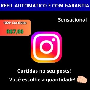 Curtidas espalhadas nos seus Posts - Instagram - Redes Sociais