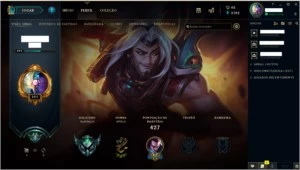 CONTA LEAGUE OF LEGENDS PLATINA 3 LOL