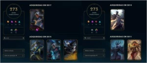 Todas Skins Pax + Kayle Prateada + Kayle Juíza - League of Legends LOL