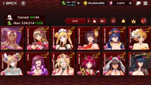 Conta Action Taimanin, todas 44 taimanins, skins unicas - Outros
