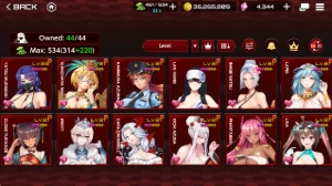 Conta Action Taimanin, todas 44 taimanins, skins unicas - Outros