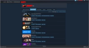 Conta steam com jogos basicos top