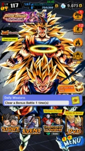 Dragon Ball Legends - LF Goku SJ3 e Vegeta Sj2 + UL Hit