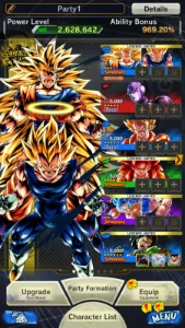 Dragon Ball Legends - LF Goku SJ3 e Vegeta Sj2 + UL Hit