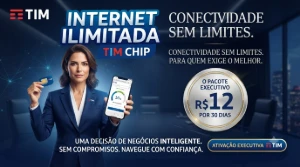 Internet Ilimitada TIM - 30 Dias de Conexão Premium (Sem Que - Outros