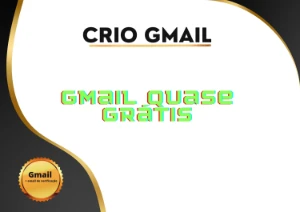 Crio gmail quase grátis - Redes Sociais