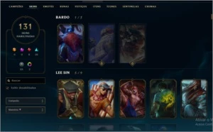Conta de lol + 131 skins + troca de nome - League of Legends