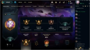 Conta Ouro 2 MMR Platina 1 (barato pra vender logo) - League of Legends LOL