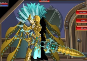 Conta AQW - 9 ANOS - GRIMLORD BLADE+CLOAK- - Adventure Quest World