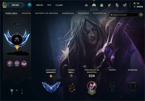 Conta D1 queue MESTRE - League of Legends LOL