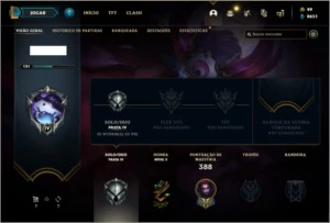 Conta prata 4 com 90 skins e 111 champs - League of Legends LOL