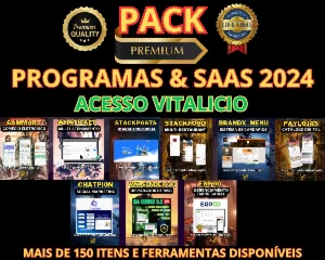 Pack Programas & Saas 2024 - Acesso Vitalicio