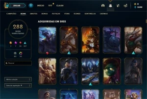 Conta Mestre [League of Legends] +250 skins LOL