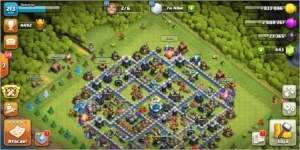Clash of clans th13 (defesas e heróis Full)