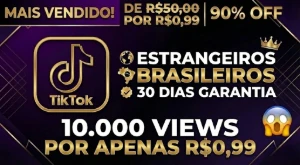 ⚡ PACOTE TESTE: 10.000 Views TikTok |R$ 1,00 |Entrega Rápida - Redes Sociais