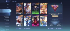 🔥 Mobile Legends 410 Skins. Muitas Skins Raras