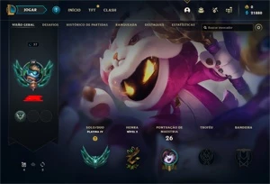 PLATINA 4, MMR BOM, 21K EA - CONTA DE LEAGUE OF LEGENDS, LOL