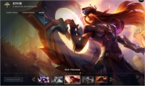 Conta LoL, Skins, Campeões, Plat 3, 200 + skins - League of Legends