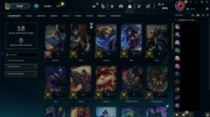 Conta Platina I Solo/Duo e 62 campeões, MMR DIAMANTE III - League of Legends LOL