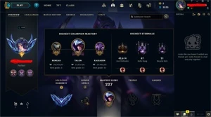 CONTA DIAMANTE 4 75 PDL / 86 SKINS / 488 REAIS GASTOS! - League of Legends LOL
