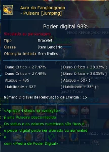 Conta com Susanoomon Shin 6/6 134.44% e outros - LADMO OMEGA - Digimon Masters Online