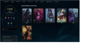 CONTA LOL MESTRE TODOS OS CHAMPIONS 100 SKINS - League of Legends