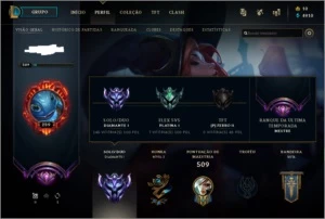 CONTA LOL MESTRE TODOS OS CHAMPIONS 100 SKINS - League of Legends