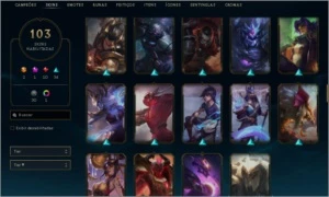 Conta LV 200 Prata II, 116 champs, 108 skins(10 lend, 2 ult) - League of Legends LOL