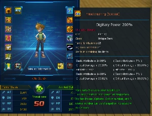 Conta Mid Game Nadmo Alphamon - Digimon Masters Online