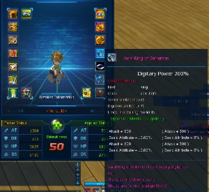 Conta Mid Game Nadmo Alphamon 7 SSS+ - Digimon Masters Online