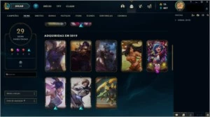 Conta League of legends com pax sivir LOL