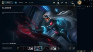 Conta League of legends com pax sivir LOL
