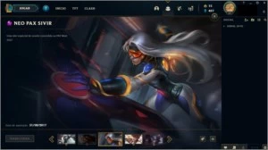 Conta League of legends com pax sivir LOL