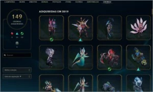 VENDO CONTA DE LOL 990 skins - League of Legends