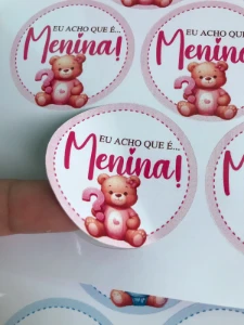 Cartelas de Adesivos Personalizados
