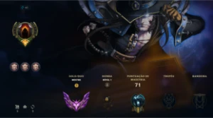 Conta Mestre Upada a Mão - League of Legends LOL