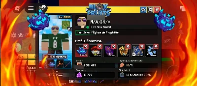 Conta blox fruits+LV Max+yama+GODHUMAN🦊 - Roblox