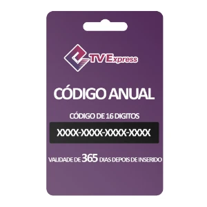 Tv Express Recarga Anual Brasil 365 dias Gift Card - Gift Cards