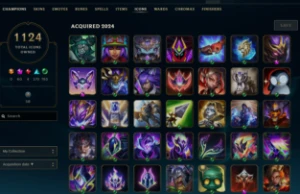 Conta Lol Diamante 3 Full Skins Full Bordas (Não É Conta Rio - League of Legends