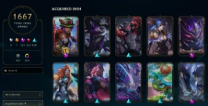 Conta Lol Diamante 3 Full Skins Full Bordas (Não É Conta Rio - League of Legends