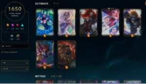 Conta Lol Diamante 3 Full Skins Full Bordas (Não É Conta Rio - League of Legends