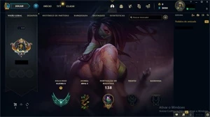 Conta Platina 2 com 2.4K de Essência Laranja - League of Legends LOL