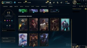 Conta Platina 2 com 2.4K de Essência Laranja - League of Legends LOL