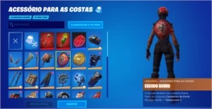 Conta Fortnite com bastante skins