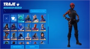 Conta Fortnite com bastante skins