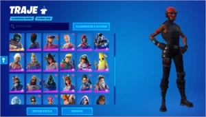 Conta Fortnite com bastante skins