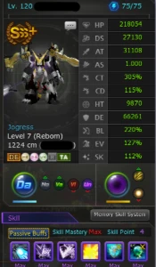 (Dmw) Conta End Tank/Sk Dominion/Rkx Mid Aa - Digimon Masters Online DMO