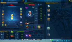 Uma das contas mais fortes LADMO Lucemon com 120T !!!!!!!!!! - Digimon Masters Online