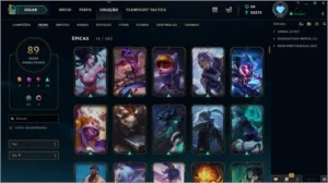 VENDO CONTA COM TODOS CAMPEÕES - League of Legends LOL